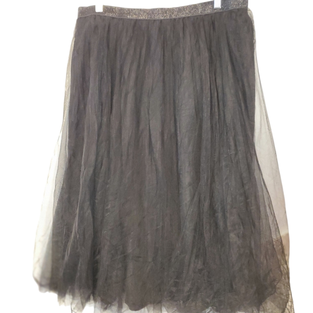 Black Tulle Skirt / Size 2XL